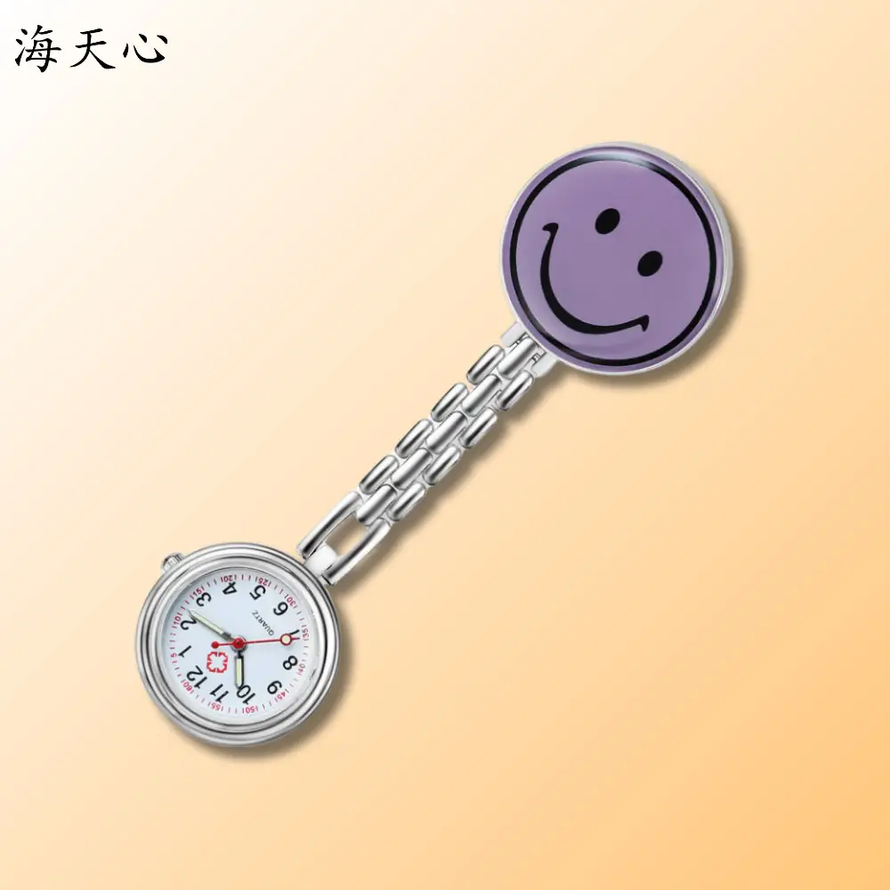 Classic Smiley Metal Watch for Nurses Doctors - Image 10