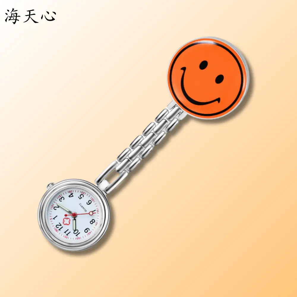 Classic Smiley Metal Watch for Nurses Doctors - Image 3