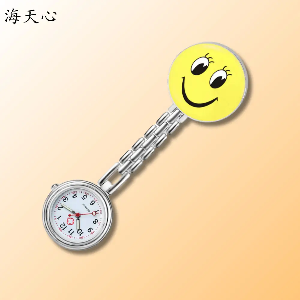 Classic Smiley Metal Watch for Nurses Doctors - Image 4