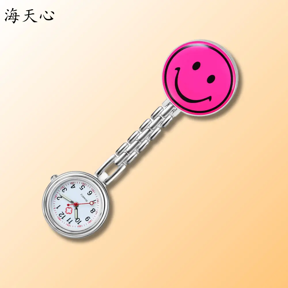 Classic Smiley Metal Watch for Nurses Doctors - Image 8