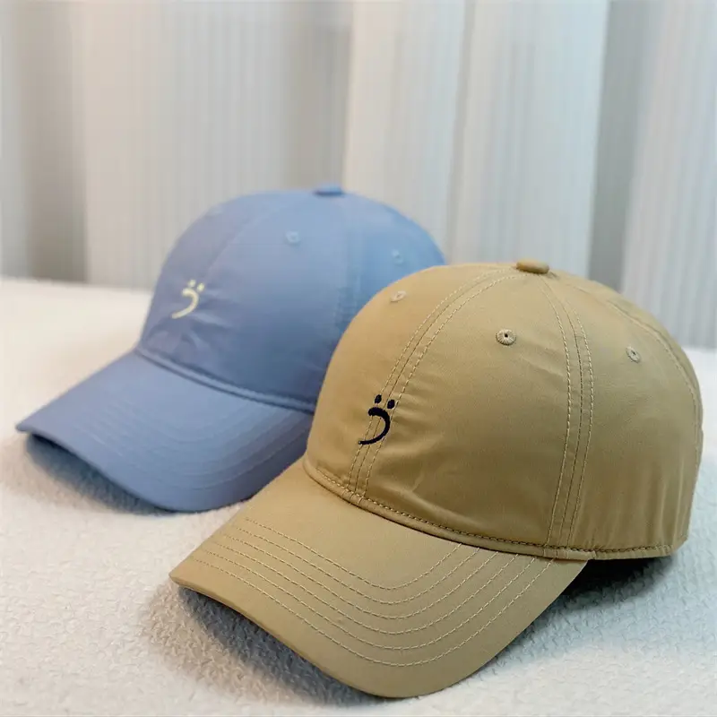 White Embroidered Baseball Cap with Red Design - Image 11