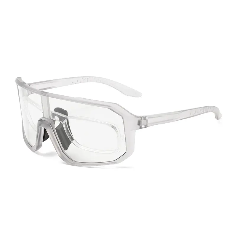 White Polarized Cycling Sunglasses for Men Women 142mm
