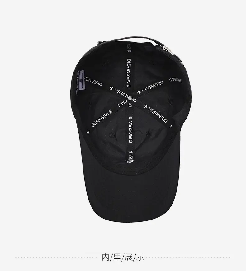 Gray Embroidered Baseball Cap for Men — feature 13