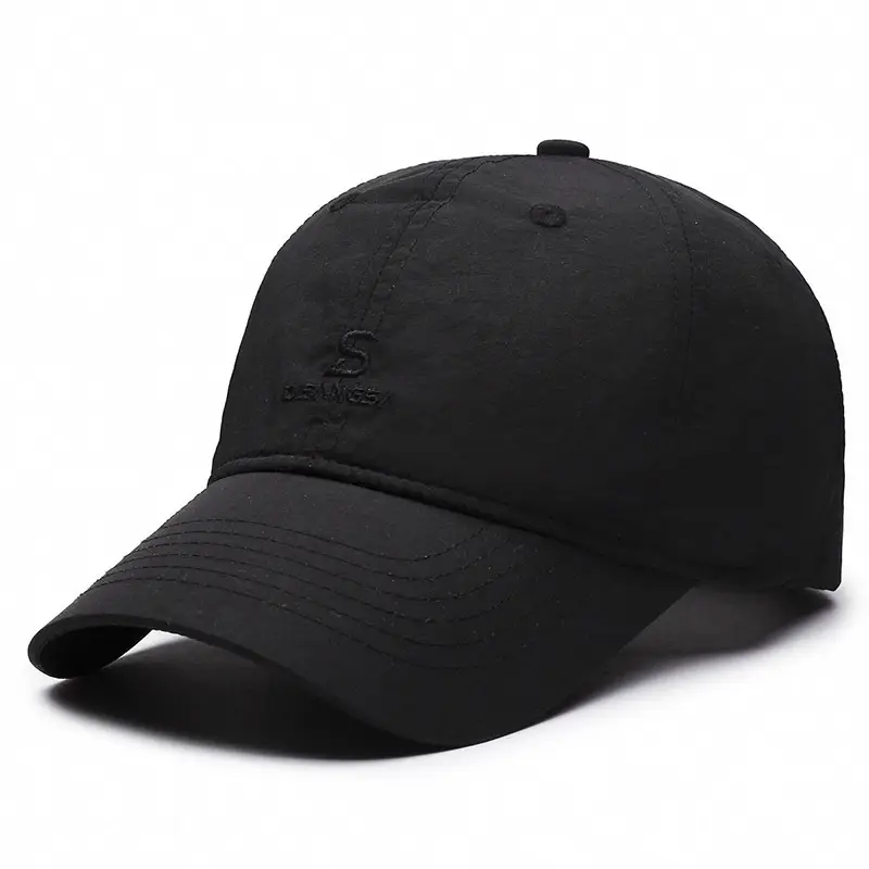 Gray Embroidered Baseball Cap for Men - Image 2