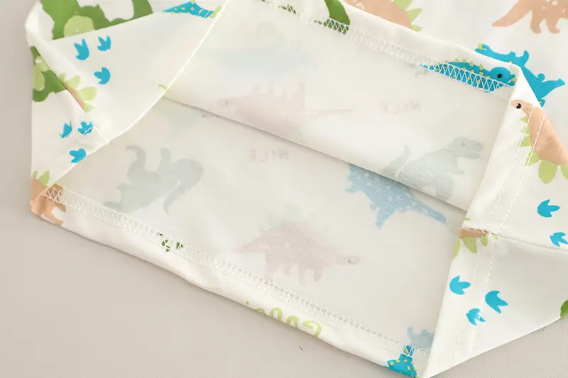 Children's Dinosaur Print Cotton T-Shirt & Shorts Set — feature 10