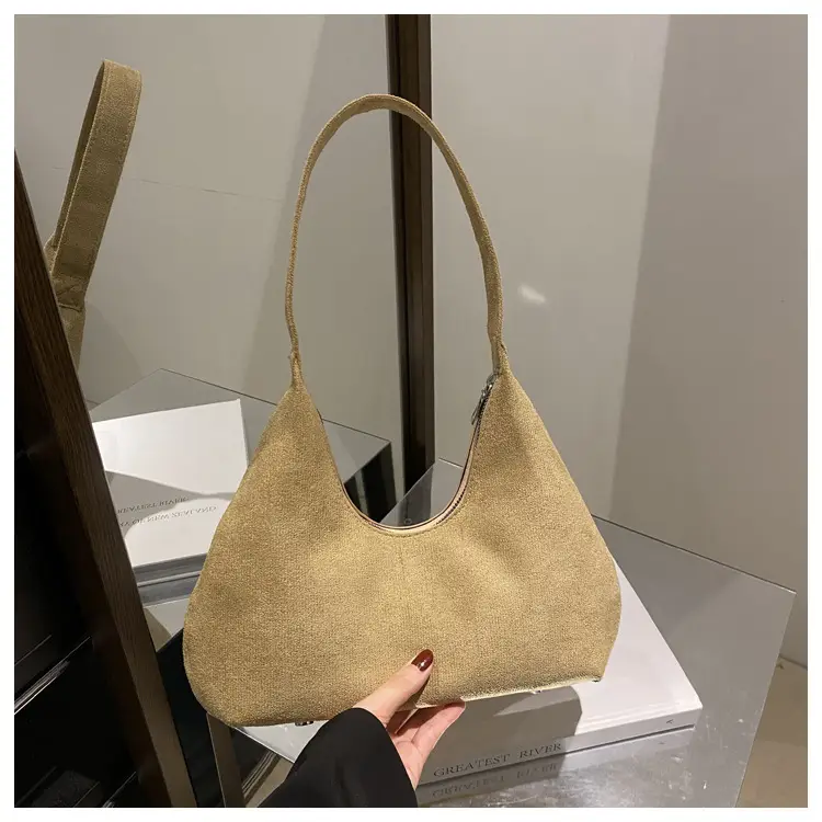 Women's Korean Retro Handbag 2025 Frosted Shoulder Bag — feature 22