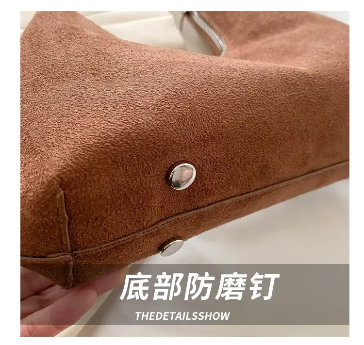 Women's Korean Retro Handbag 2025 Frosted Shoulder Bag — feature 4