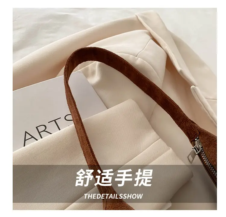 Women's Korean Retro Handbag 2025 Frosted Shoulder Bag — feature 5