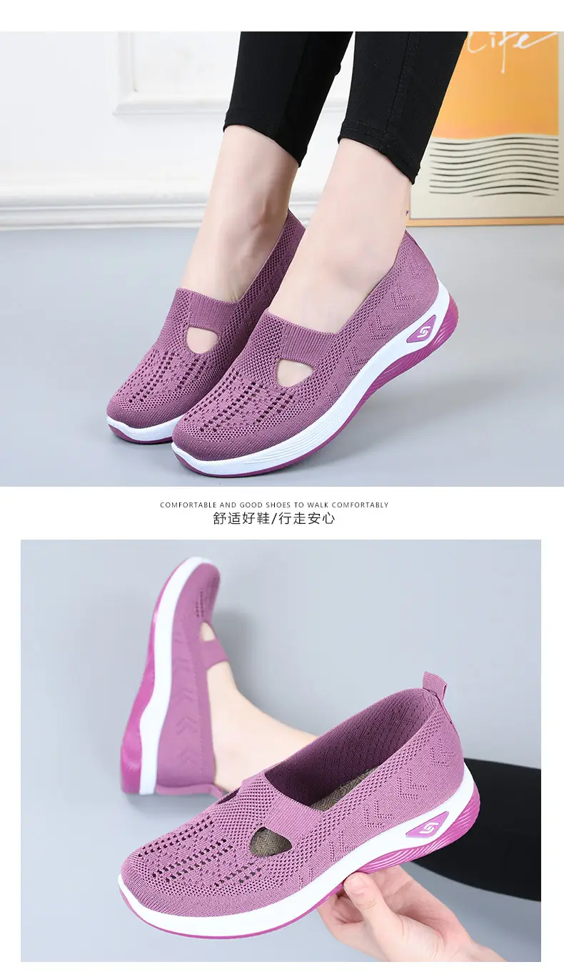 Shoes Women's Summer New Casual Women's Shoes Soft Sole Breathable Fashion Mother Shoes Old Beijing Cloth Shoes Factory Daifa — feature 17
