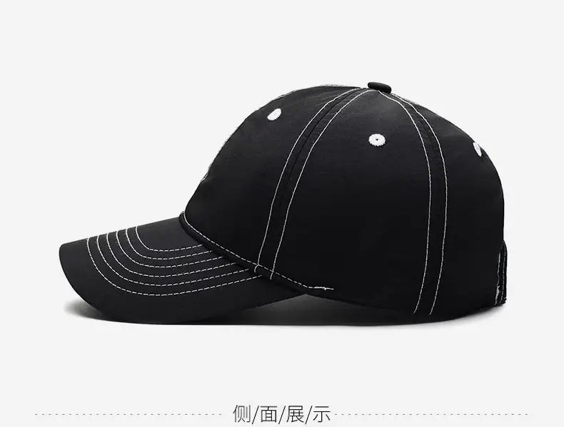 Men's Black Baseball Cap Waterproof Quick-Drying — feature 10