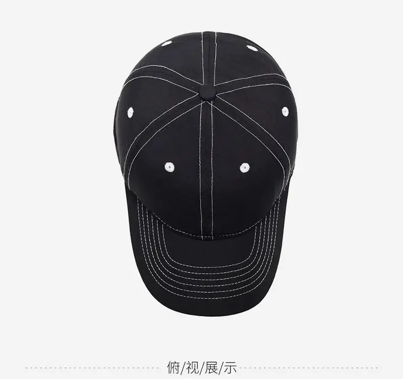 Men's Black Baseball Cap Waterproof Quick-Drying — feature 12