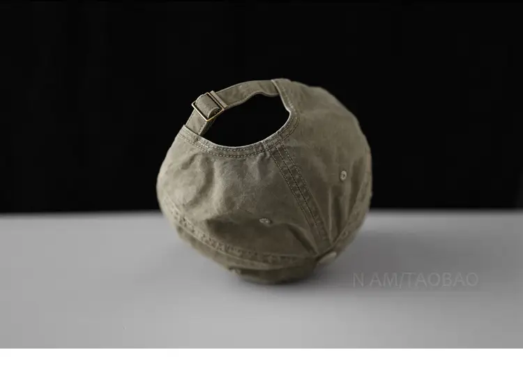 Men's Grey Letter Embroidered Baseball Cap — feature 10