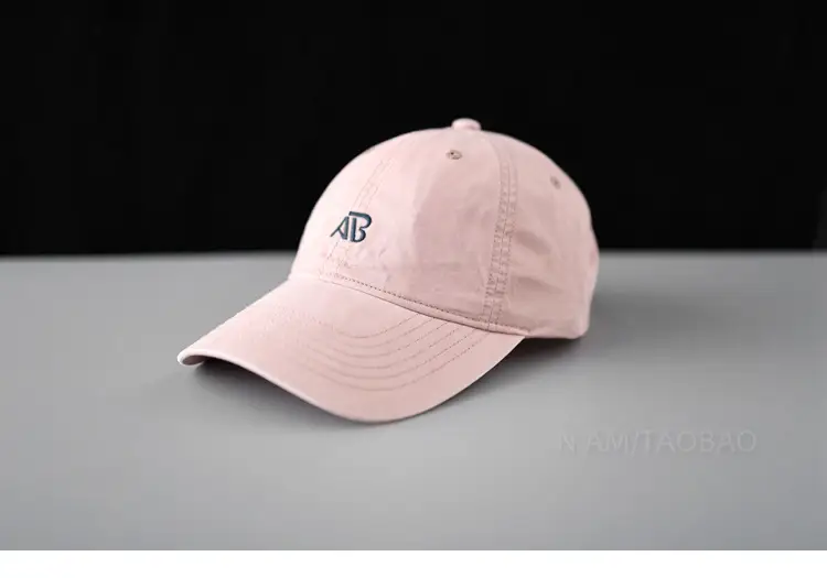Men's Grey Letter Embroidered Baseball Cap - Image 6
