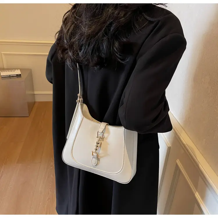Women's Brown Leather Shoulder Bag 2025 Spring New — feature 16