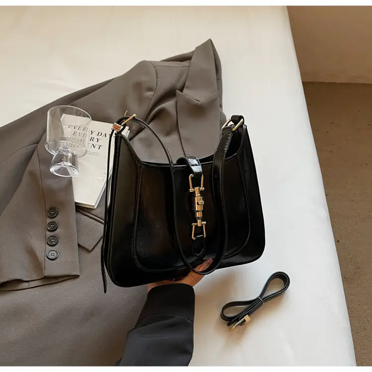 Women's Brown Leather Shoulder Bag 2025 Spring New — feature 23