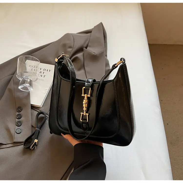 Women's Brown Leather Shoulder Bag 2025 Spring New — feature 24