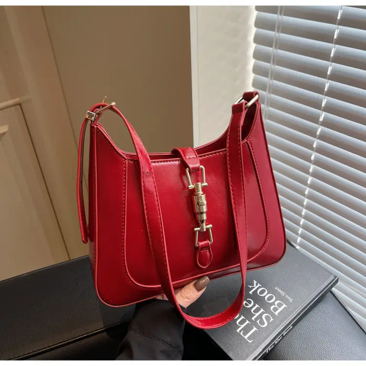 Women's Brown Leather Shoulder Bag 2025 Spring New — feature 27