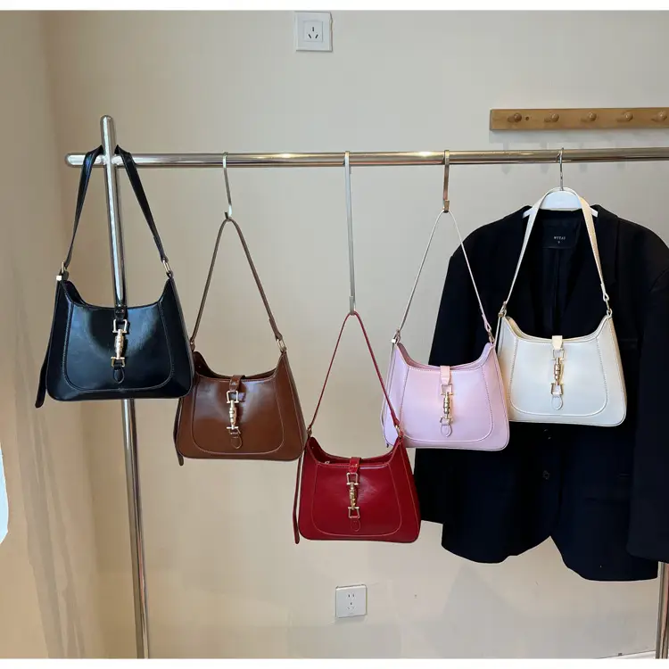 Women's Brown Leather Shoulder Bag 2025 Spring New — feature 33