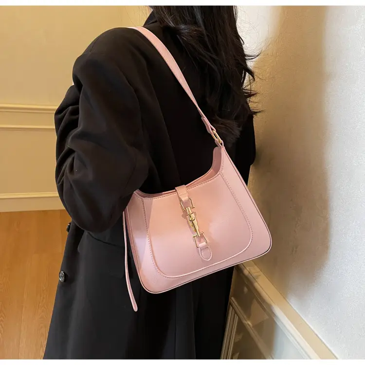 Women's Brown Leather Shoulder Bag 2025 Spring New — feature 9