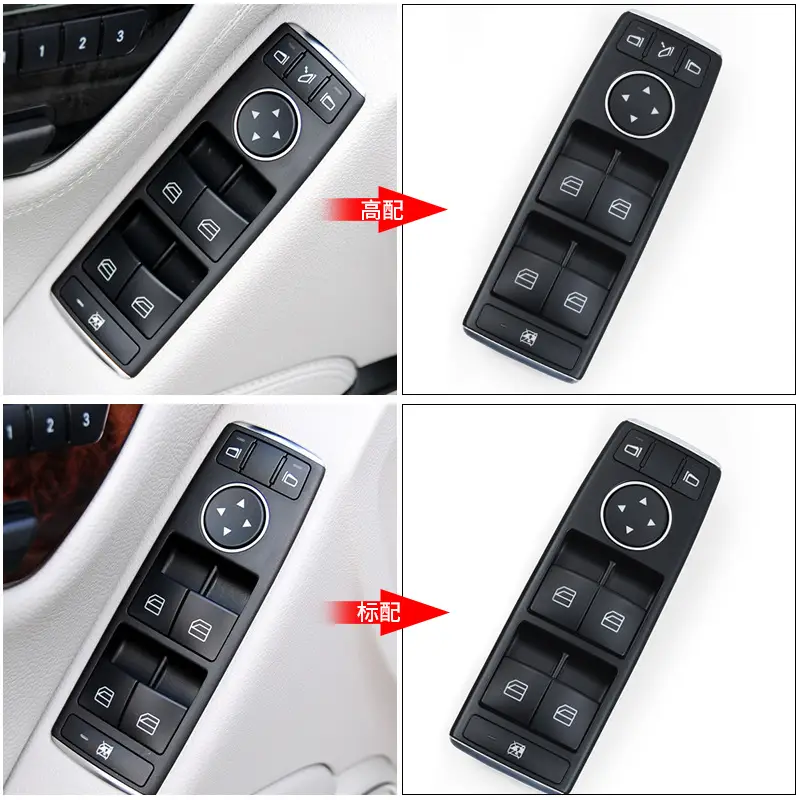 Mercedes C-Class Glass Lift Switch Button Assembly - Image 12