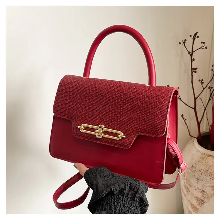 2025 Spring Women's Embossed Buckle Bags Green White Black — feature 23