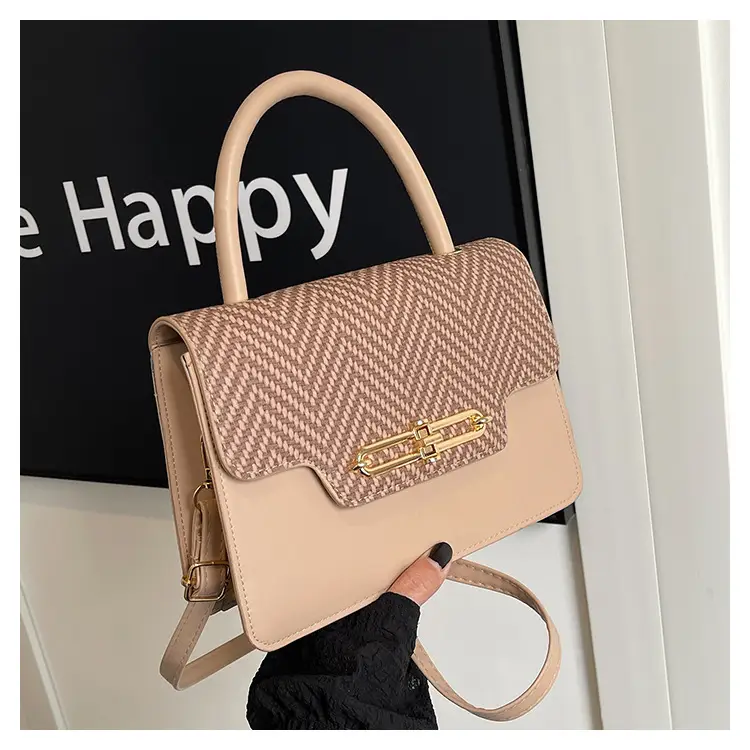 2025 Spring Women's Embossed Buckle Bags Green White Black — feature 25