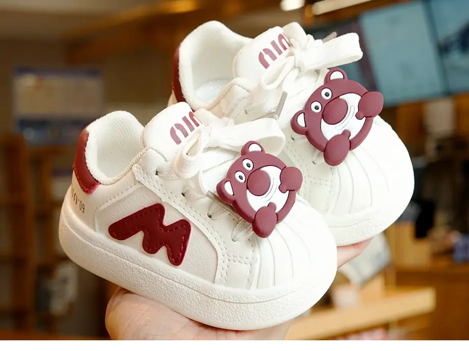 Toddler Shoes White Cartoon Non-Slip 1-2Yrs — feature 4