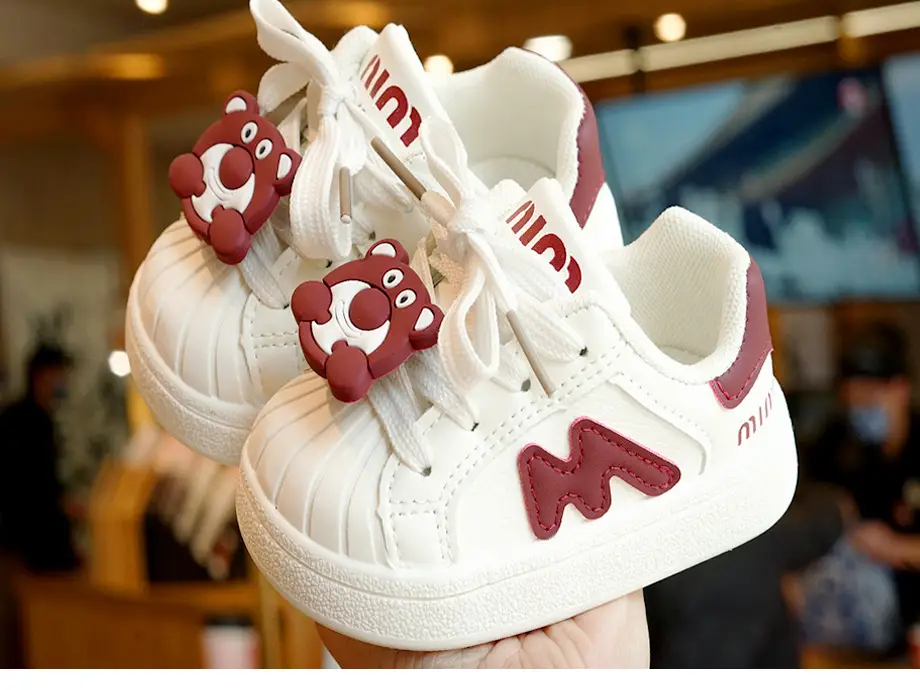 Toddler Shoes White Cartoon Non-Slip 1-2Yrs — feature 5