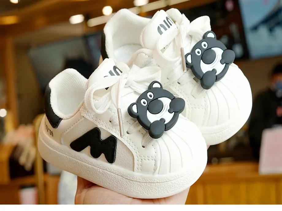 Toddler Shoes White Cartoon Non-Slip 1-2Yrs — feature 7