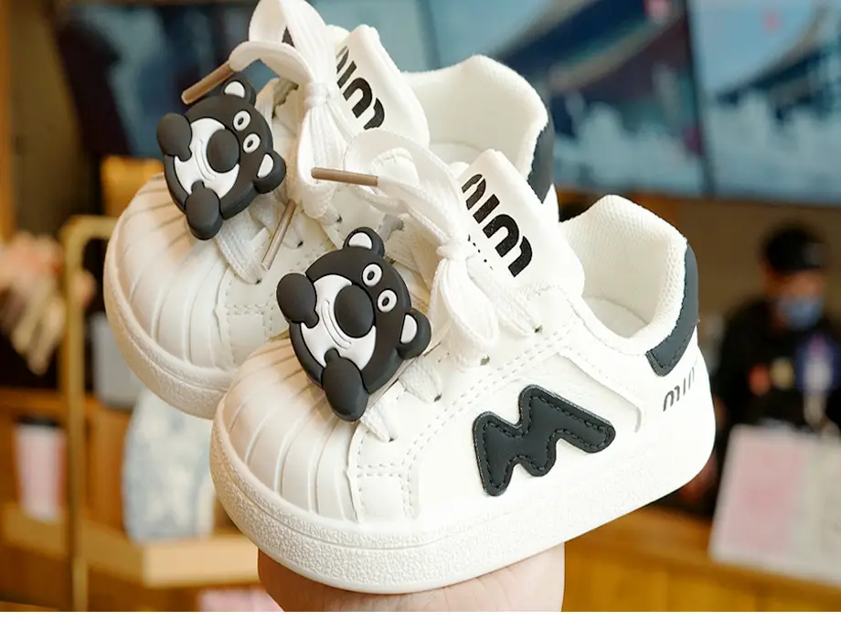 Toddler Shoes White Cartoon Non-Slip 1-2Yrs — feature 8