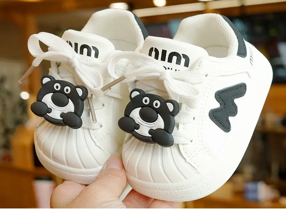 Toddler Shoes White Cartoon Non-Slip 1-2Yrs — feature 9