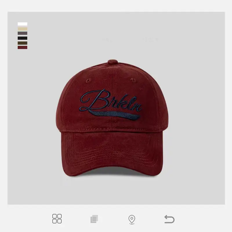 American Retro Baseball Caps Women Men Wide Brim — feature 3