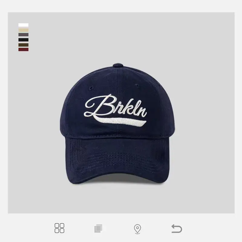 American Retro Baseball Caps Women Men Wide Brim - Image 3