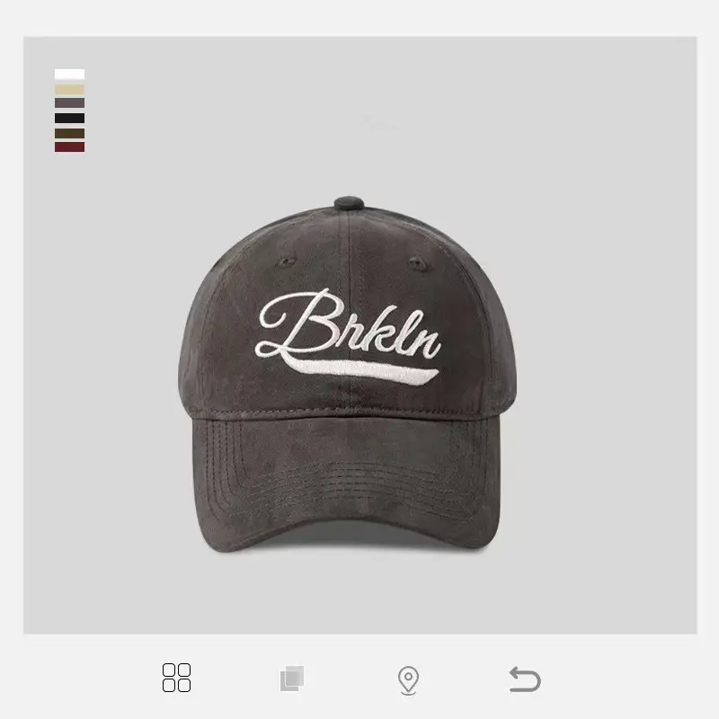 American Retro Baseball Caps Women Men Wide Brim - Image 4