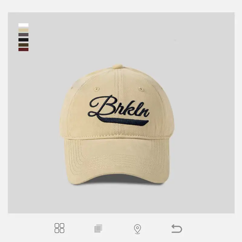 American Retro Baseball Caps Women Men Wide Brim - Image 5