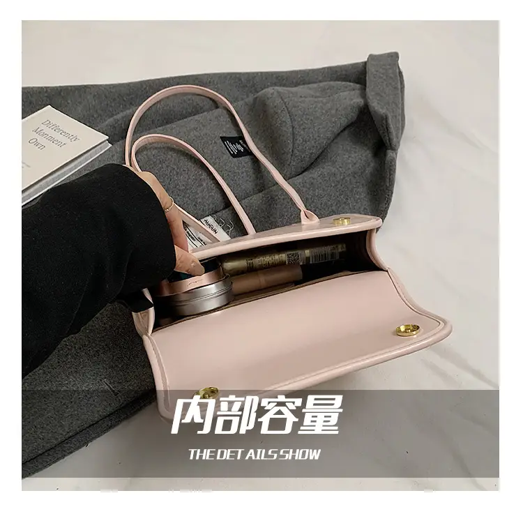 Light Blue Square Shoulder Bag for Women — feature 10