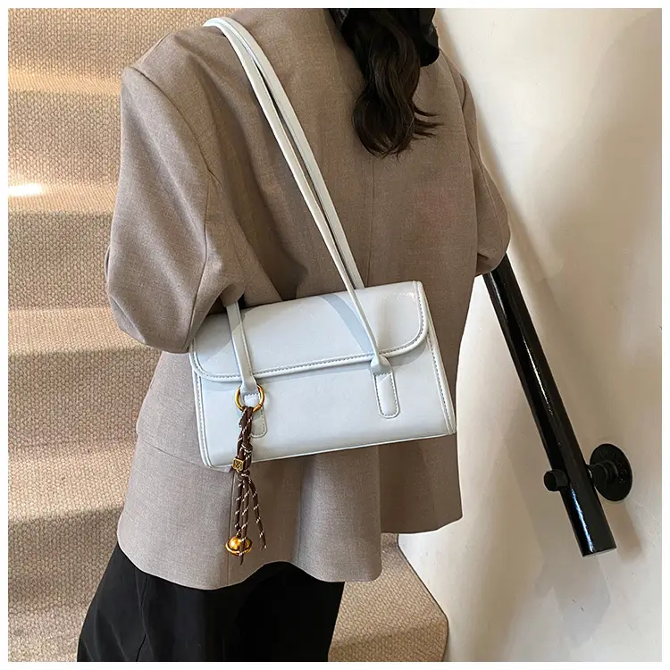 Light Blue Square Shoulder Bag for Women — feature 14