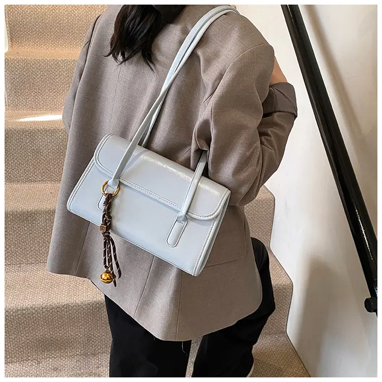 Light Blue Square Shoulder Bag for Women — feature 16
