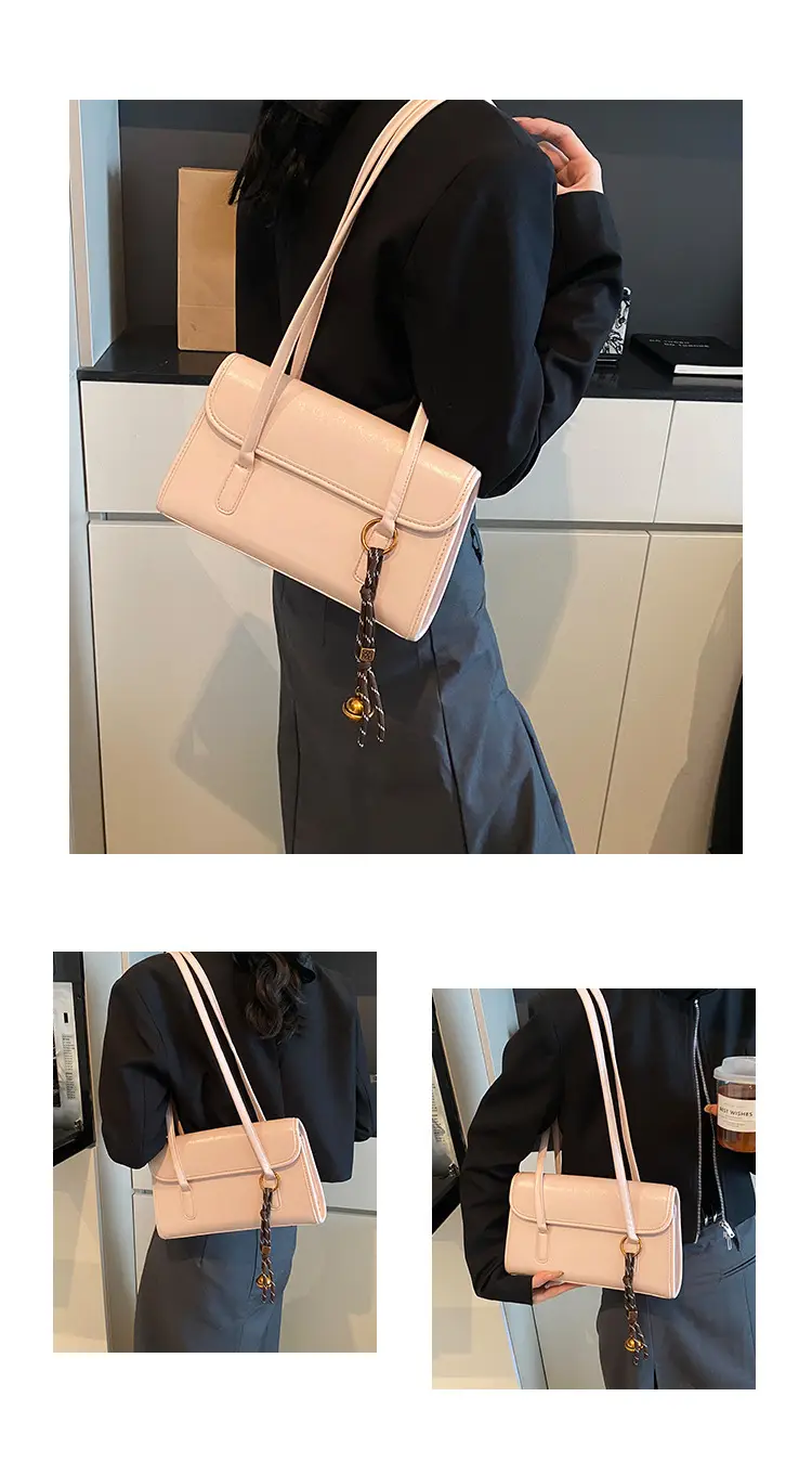Light Blue Square Shoulder Bag for Women — feature 6