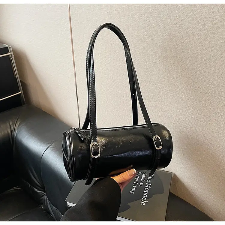 Red Korean-Style Round Shoulder Bag 2026 — feature 30