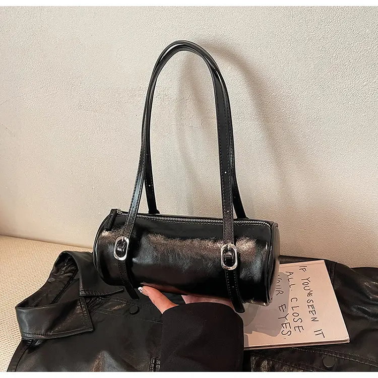 Red Korean-Style Round Shoulder Bag 2026 — feature 37
