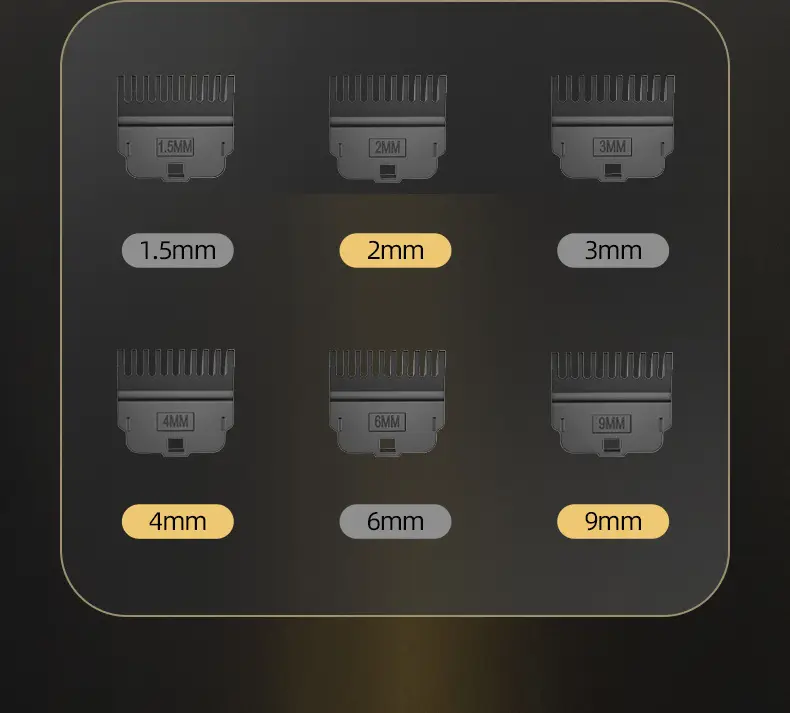 Digital Hair Clipper with 4 Blades & USB Charging — feature 15