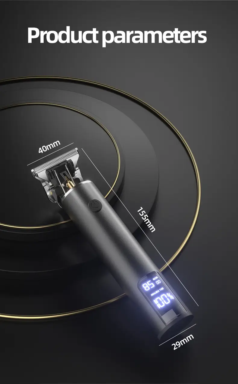 Digital Hair Clipper with 4 Blades & USB Charging — feature 22