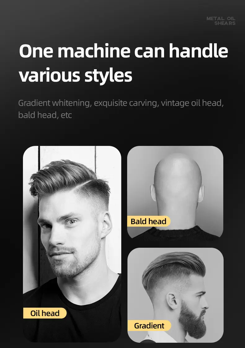 Digital Hair Clipper with 4 Blades & USB Charging — feature 5