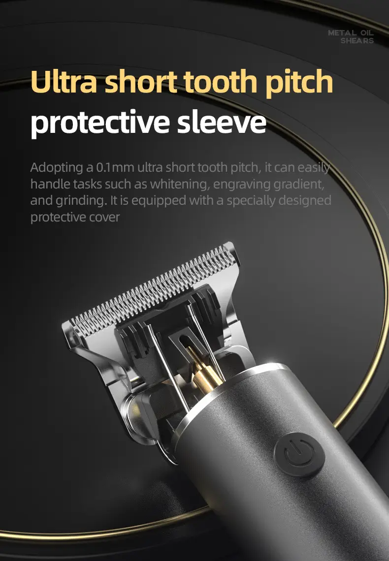 Digital Hair Clipper with 4 Blades & USB Charging — feature 7