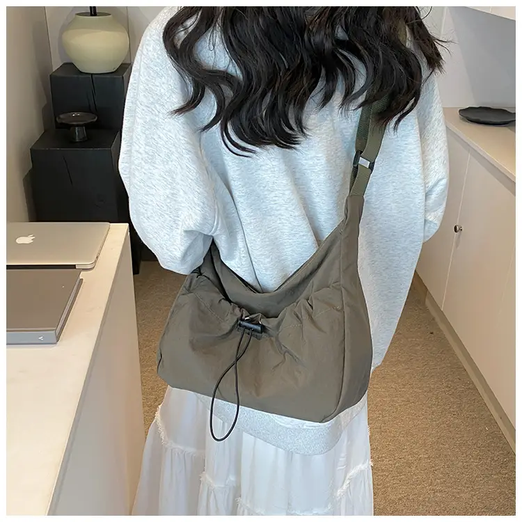 2024 Summer Crossbody Tote Bag Women's Casual Shoulder Bag Olive — feature 13
