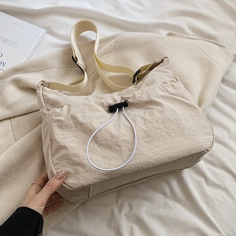 2024 Summer Crossbody Tote Bag Women's Casual Shoulder Bag Olive - Image 5