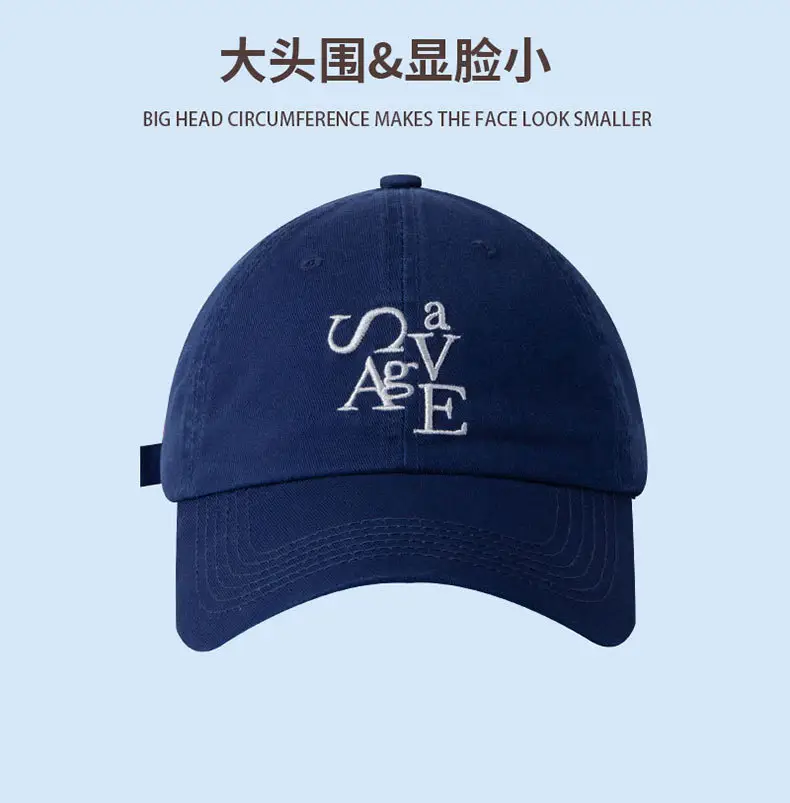 Women Korean Letter Embroidered Baseball Cap Sunscreen Cap — feature 11