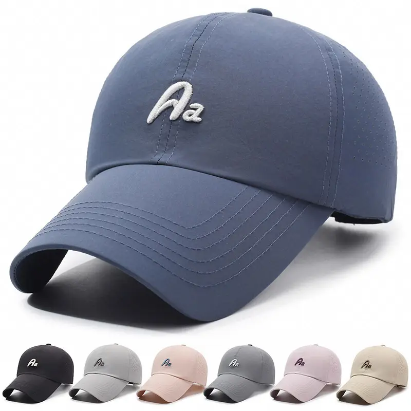 Women Logo Cap Aza Mesh Adjustable Light Pink