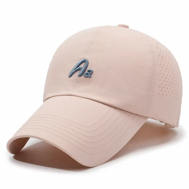 Women Logo Cap Aza Mesh Adjustable Light Pink